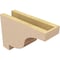 Ekena Millwork 4"W x 12"D x 8"H Classic Newport Rough Cedar Woodgrain TimberThane Corbel, Primed Tan CORUR04X12X08NEWRCPR - alternate 3